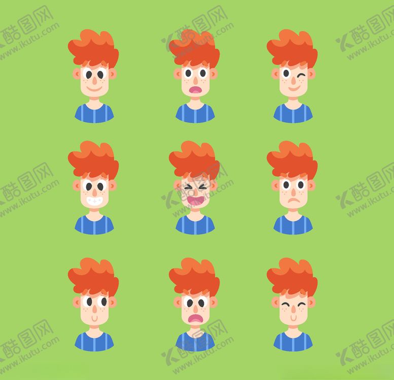 编号：31612810142333363613【酷图网】源文件下载-不同表情