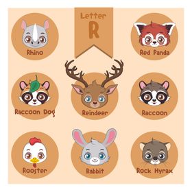 可爱动物头像图标集合