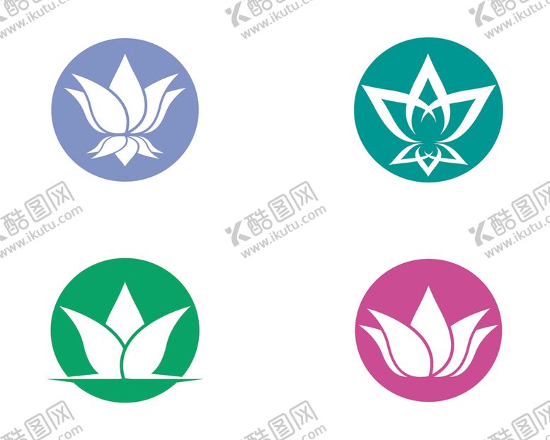 编号：71314206260331228360【酷图网】源文件下载-抽象荷花图标