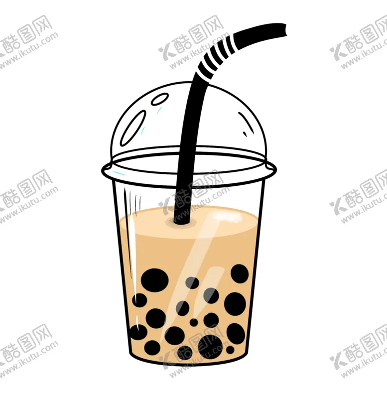 编号：15096106231536508796【酷图网】源文件下载-卡通手绘奶茶