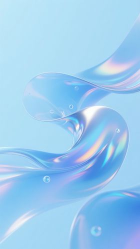 梦幻炫彩流体艺术图案