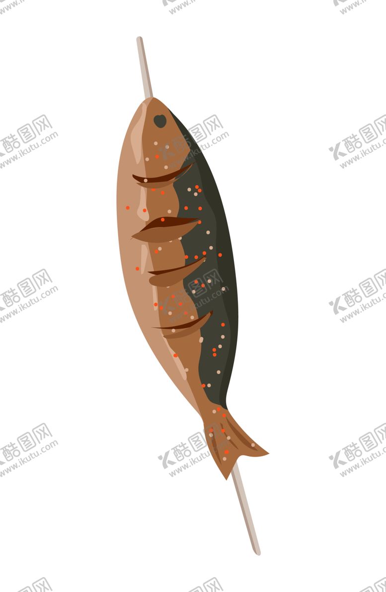 编号：86437609200220049269【酷图网】源文件下载-烤鱼