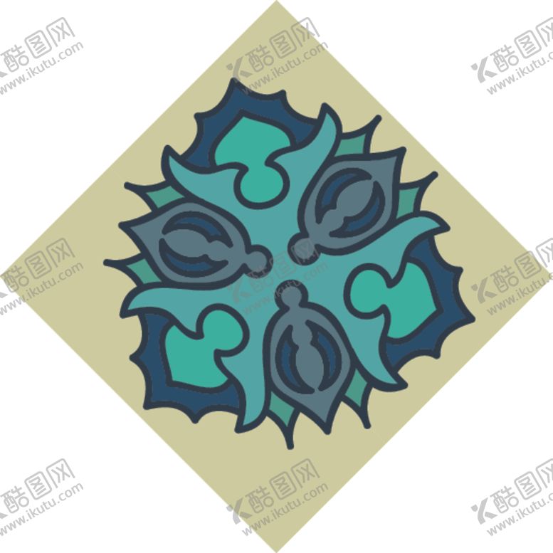 编号：16397405181926239538【酷图网】源文件下载-古典少数民族花纹底纹矢量