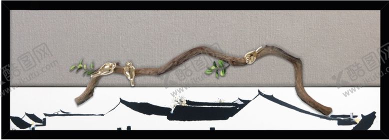 编号：20319409280658406782【酷图网】源文件下载-新中式禅意装饰画