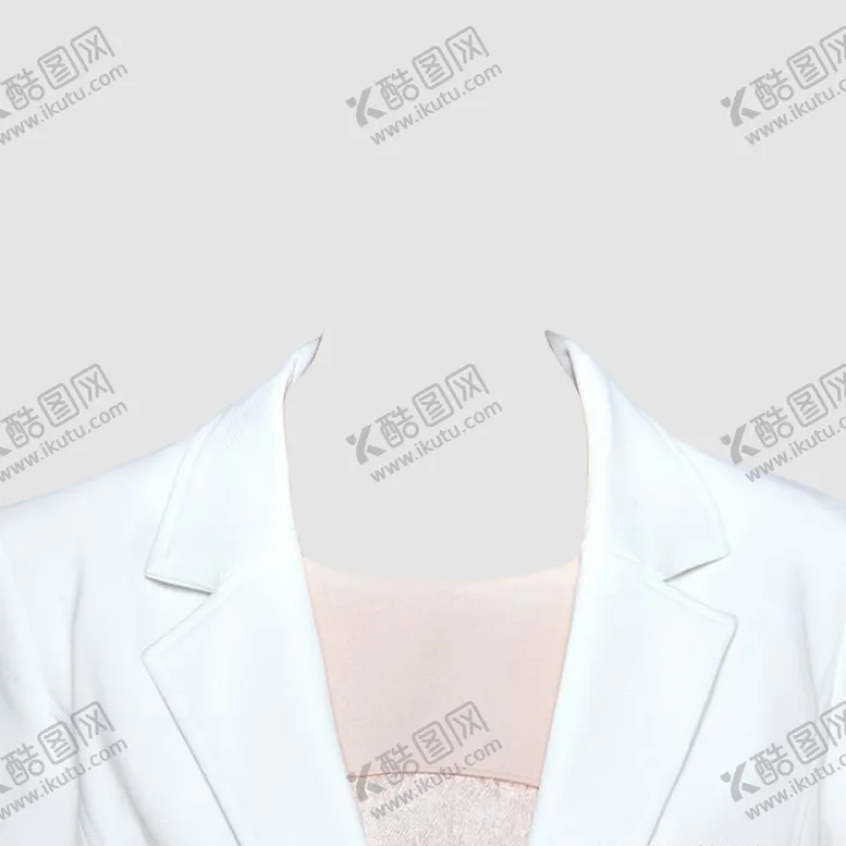 编号：04687209251141469718【酷图网】源文件下载-证件照 露肩 证件照女 标准照