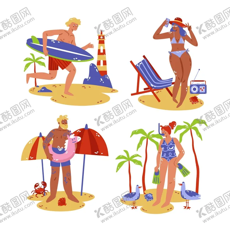 编号：93062410020601569842【酷图网】源文件下载-夏日沙滩