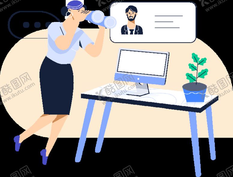 编号：14387309280432045118【酷图网】源文件下载-手绘现代插图