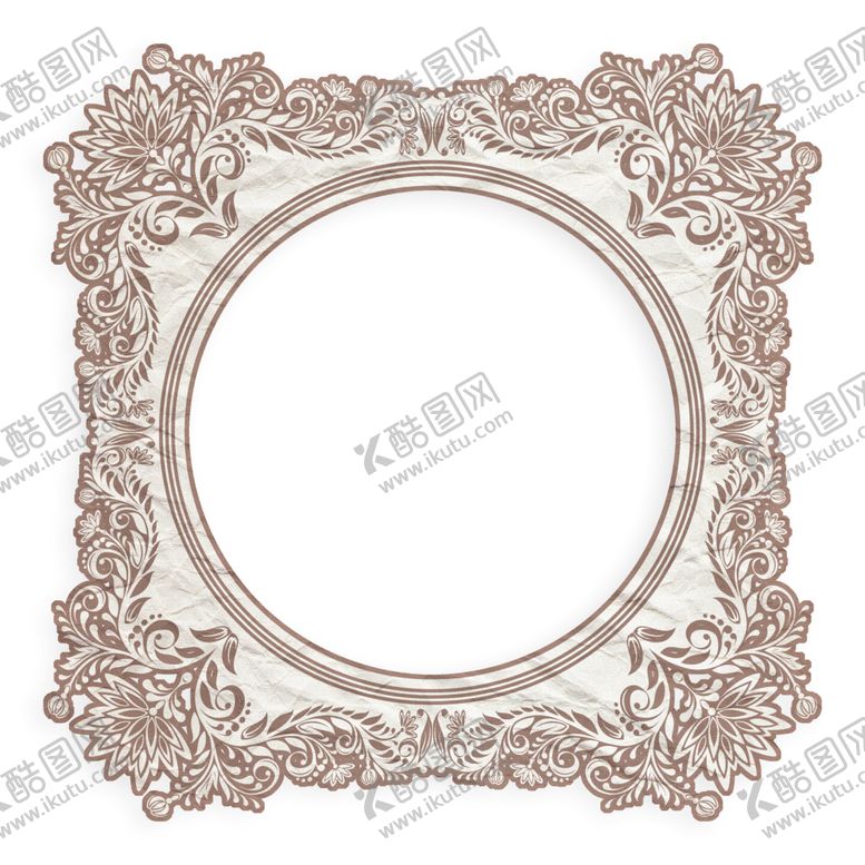 编号：37565210050640587609【酷图网】源文件下载-欧式复古花纹边框