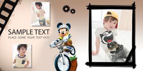 酷男孩儿童通用相册PSD模板