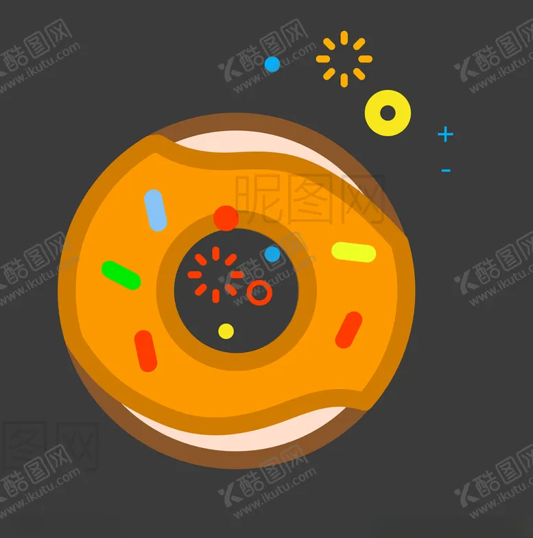 编号：23353907020930572927【酷图网】源文件下载-甜甜圈