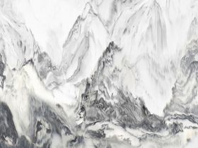 大理石山水背景墙