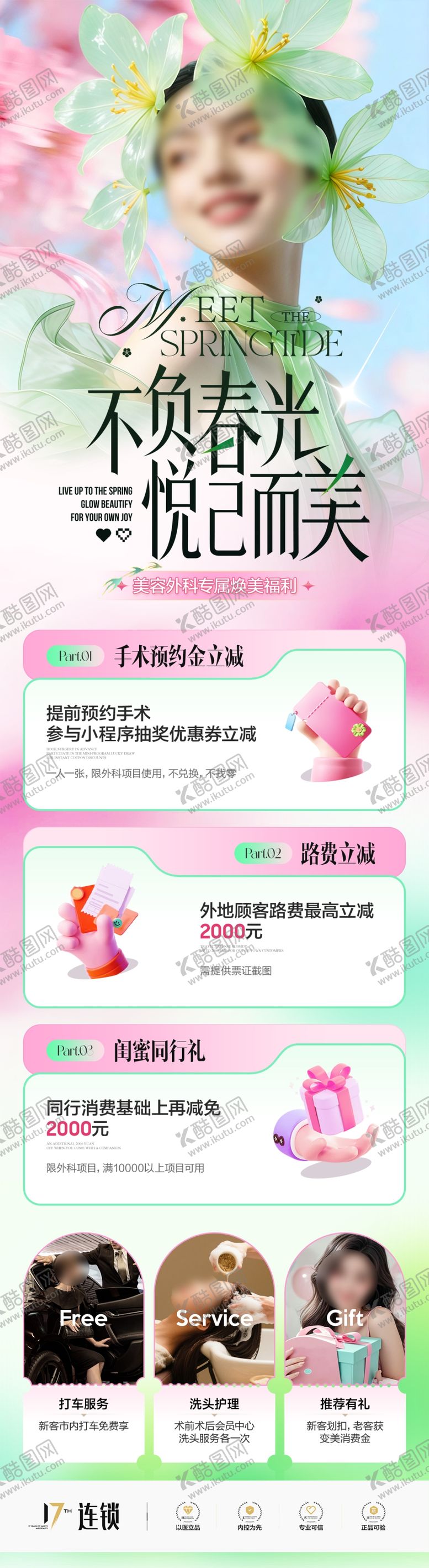 编号：44151005241328499032【酷图网】源文件下载-医疗美容活动推广邀约长图海报