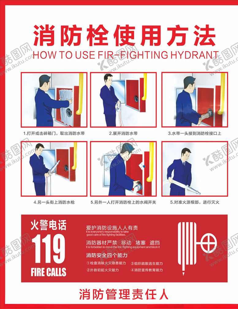 编号：34930306261308362649【酷图网】源文件下载-消防栓使用方法