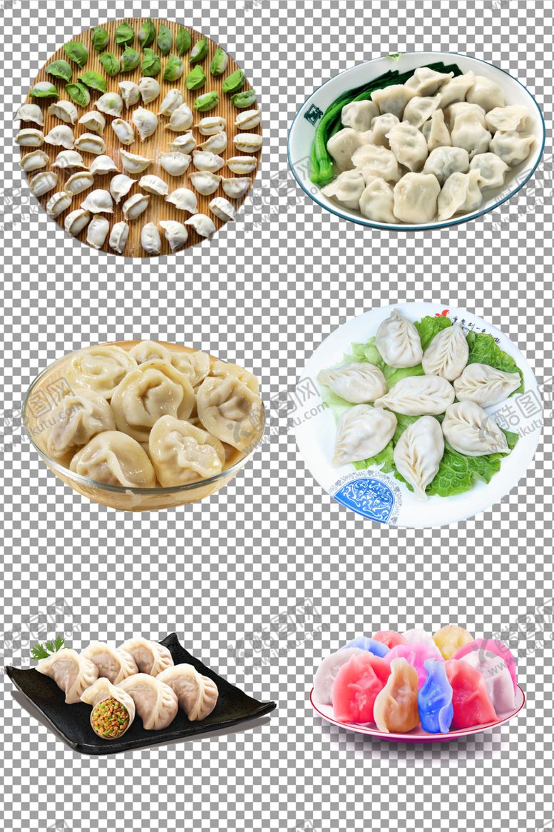 编号：32623507021513157730【酷图网】源文件下载-肉馅水饺