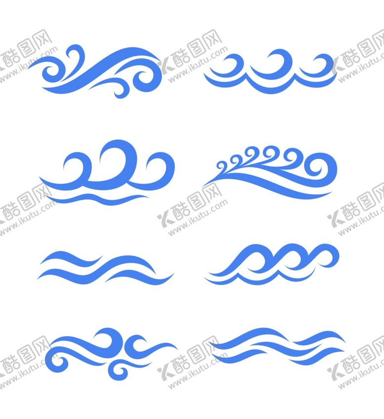 编号：95571409180715344655【酷图网】源文件下载-海浪标志