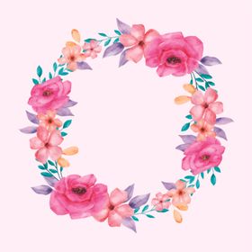 手绘鲜花