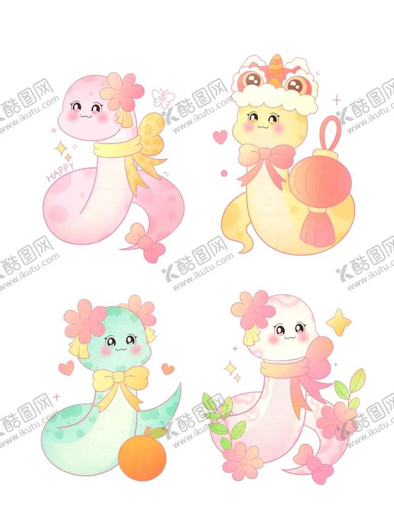 编号：77475901292128285655【酷图网】源文件下载-蛇年插画