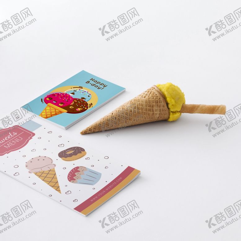 编号：39658010250819374037【酷图网】源文件下载-冰淇淋包装样机