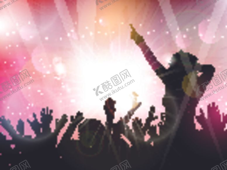 编号：92103205090024208533【酷图网】源文件下载-欢乐人群剪影