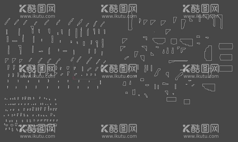 编号：22092612022140456532【酷图网】源文件下载-欧式石膏线路径放样形状