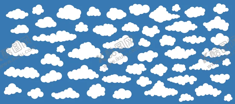 编号：34289304271956489855【酷图网】源文件下载-云朵图案