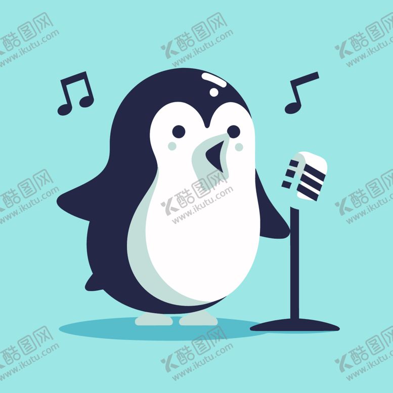 编号：30011212110847125323【酷图网】源文件下载-音乐与企鹅