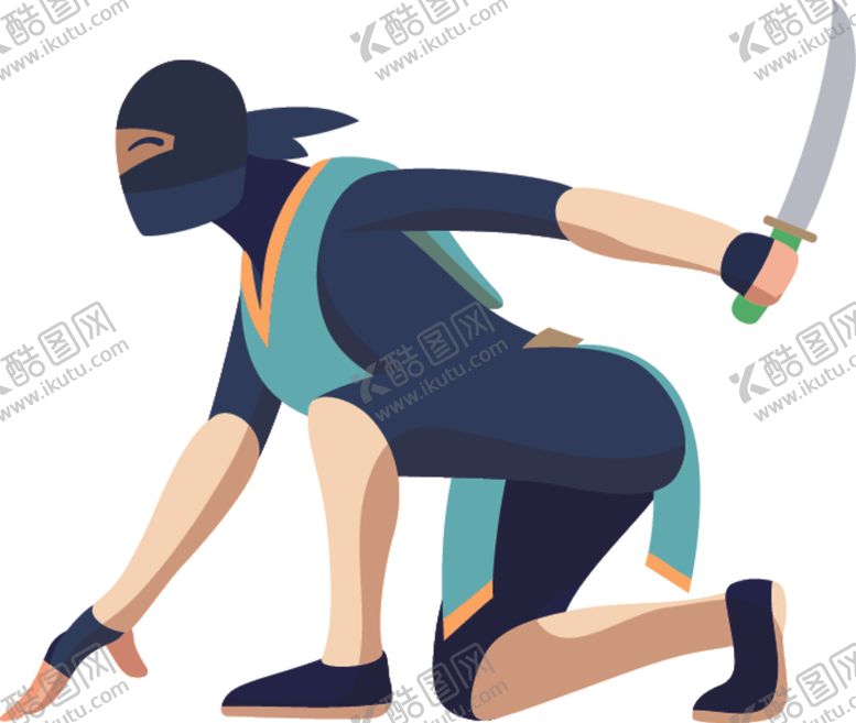 编号：53161705130640138126【酷图网】源文件下载-卡通忍者