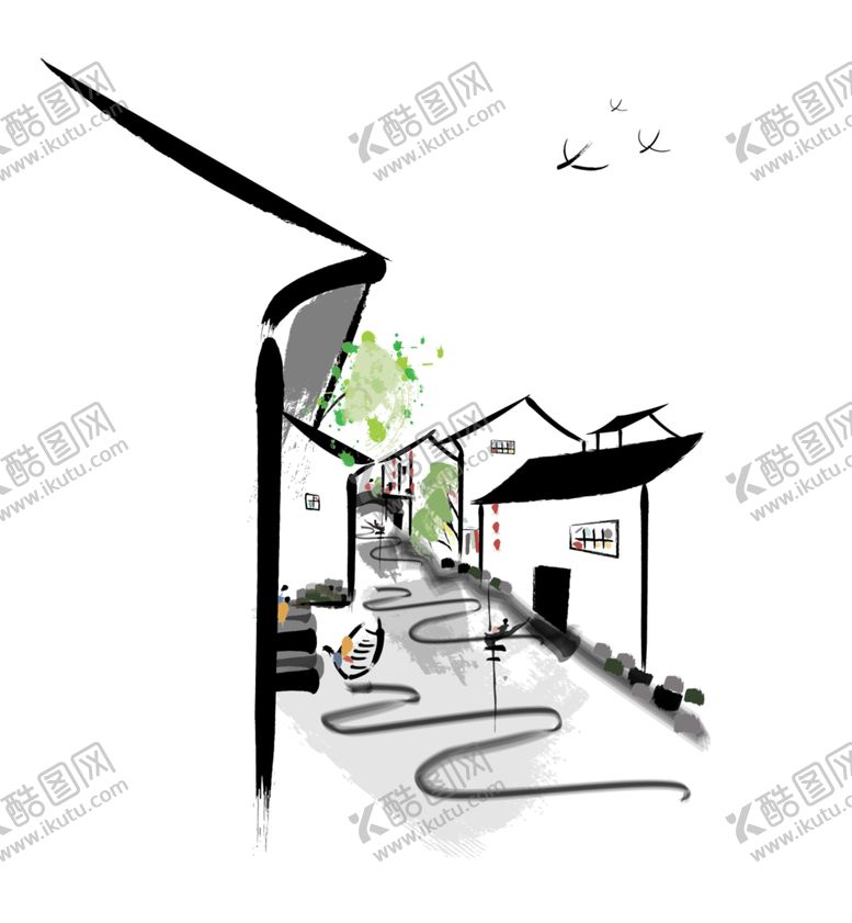 编号：53933607051944259037【酷图网】源文件下载-水墨