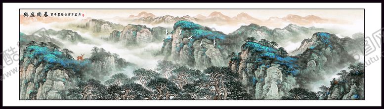编号：14732610052351109125【酷图网】源文件下载-山水画