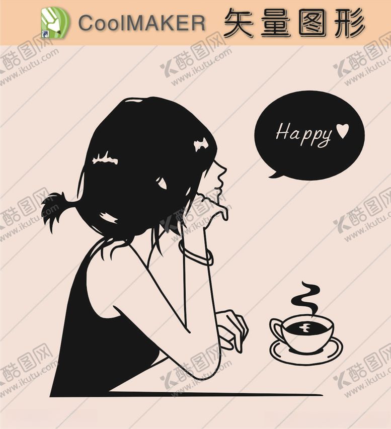 编号：21705310071325286010【酷图网】源文件下载-线稿剪影壁纸简洁手绘