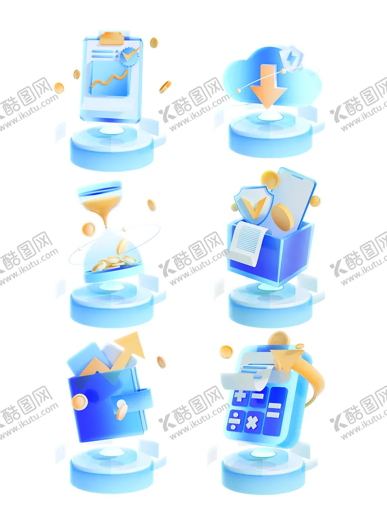 编号：77724111210825519290【酷图网】源文件下载-三维立体图标
