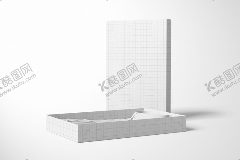 编号：26783905111826462758【酷图网】源文件下载-2件套服装盒模型套装样机