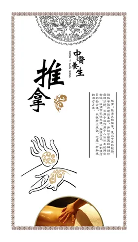 推拿经络足疗海报