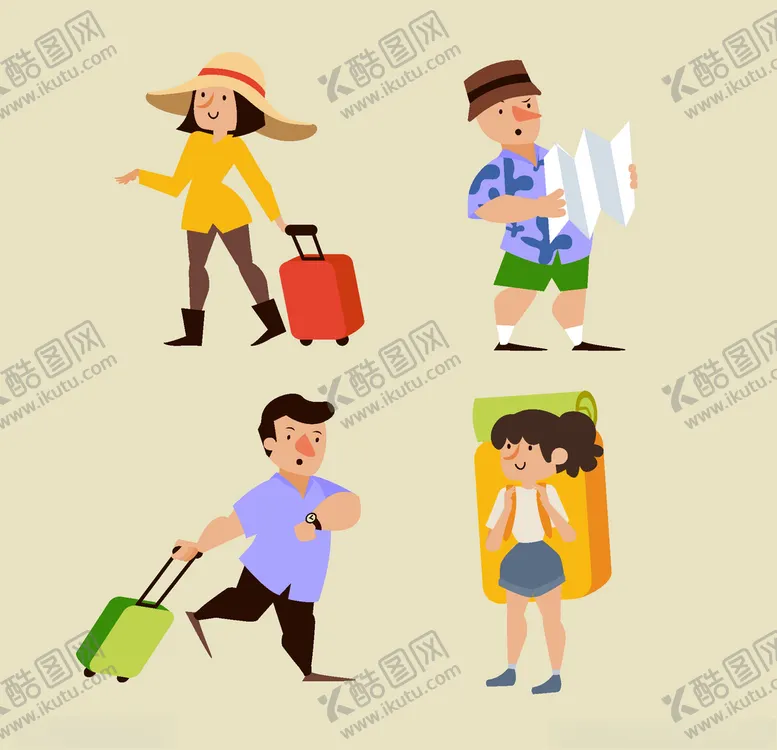编号：13704707010713032038【酷图网】源文件下载-旅客游客