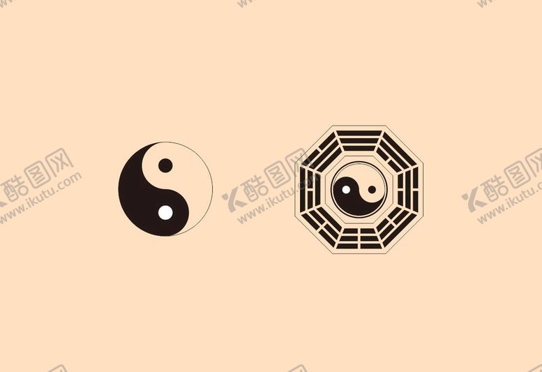 编号：80909301250414596407【酷图网】源文件下载-太极八卦图