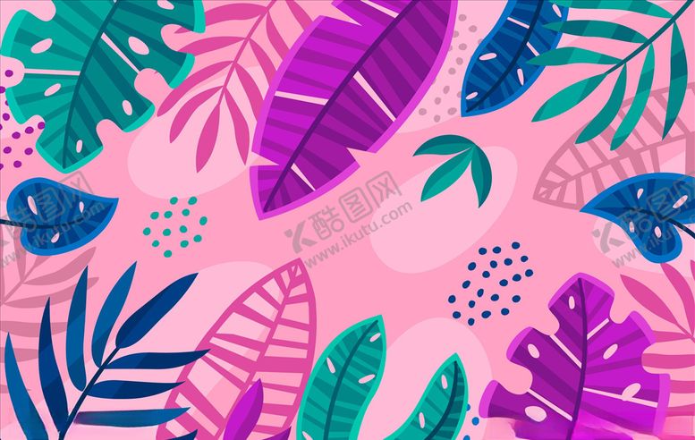 编号：16789810311451108701【酷图网】源文件下载-树叶背景