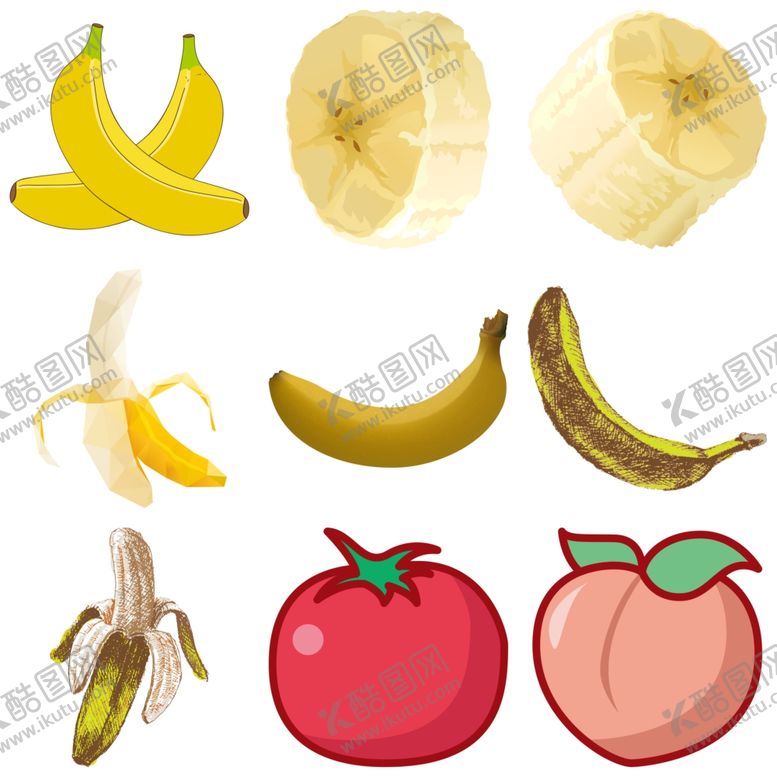 编号：34232310070518086997【酷图网】源文件下载-卡通水果
