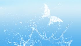 水背景