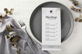 名片样机mockups礼品卡提案
