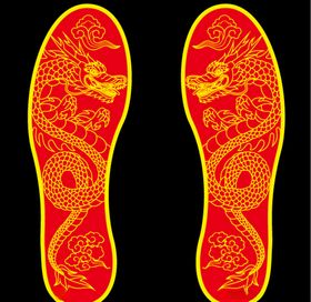 龙鞋垫设计