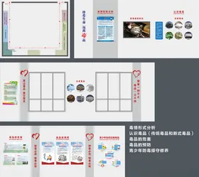 校园禁毒小展厅