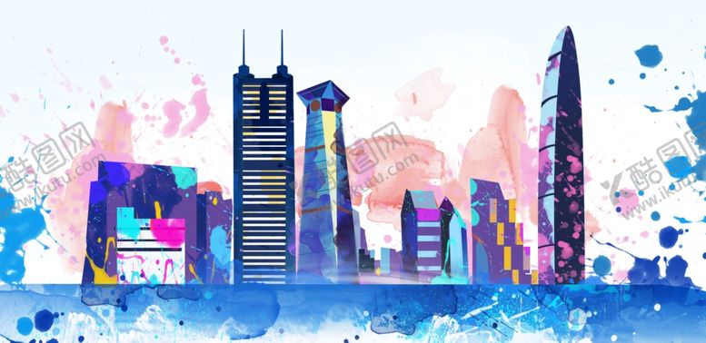 编号：84085210180702149489【酷图网】源文件下载-地标建筑国潮插画