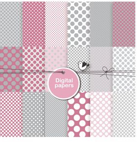 清新花卉图案纸张集合