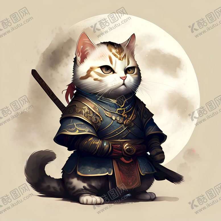 编号：51541010212359557257【酷图网】源文件下载-猫插画