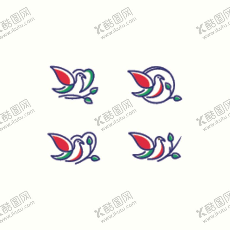 编号：49772411010422409328【酷图网】源文件下载-禽类LOGO标志