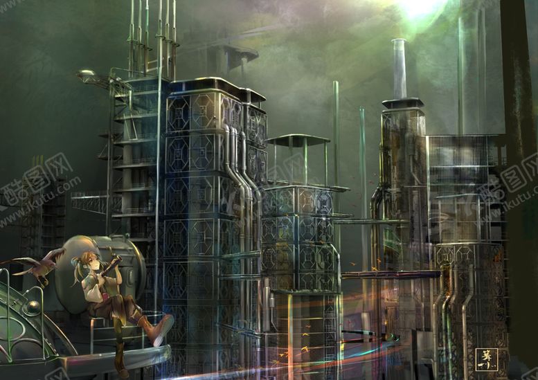 编号：58367309281529486342【酷图网】源文件下载-朋克蒸汽机械风格插画