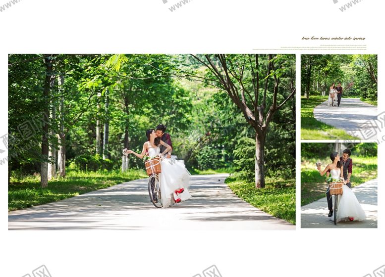 编号：77794409242201201520【酷图网】源文件下载-密林花园的真爱相册模板