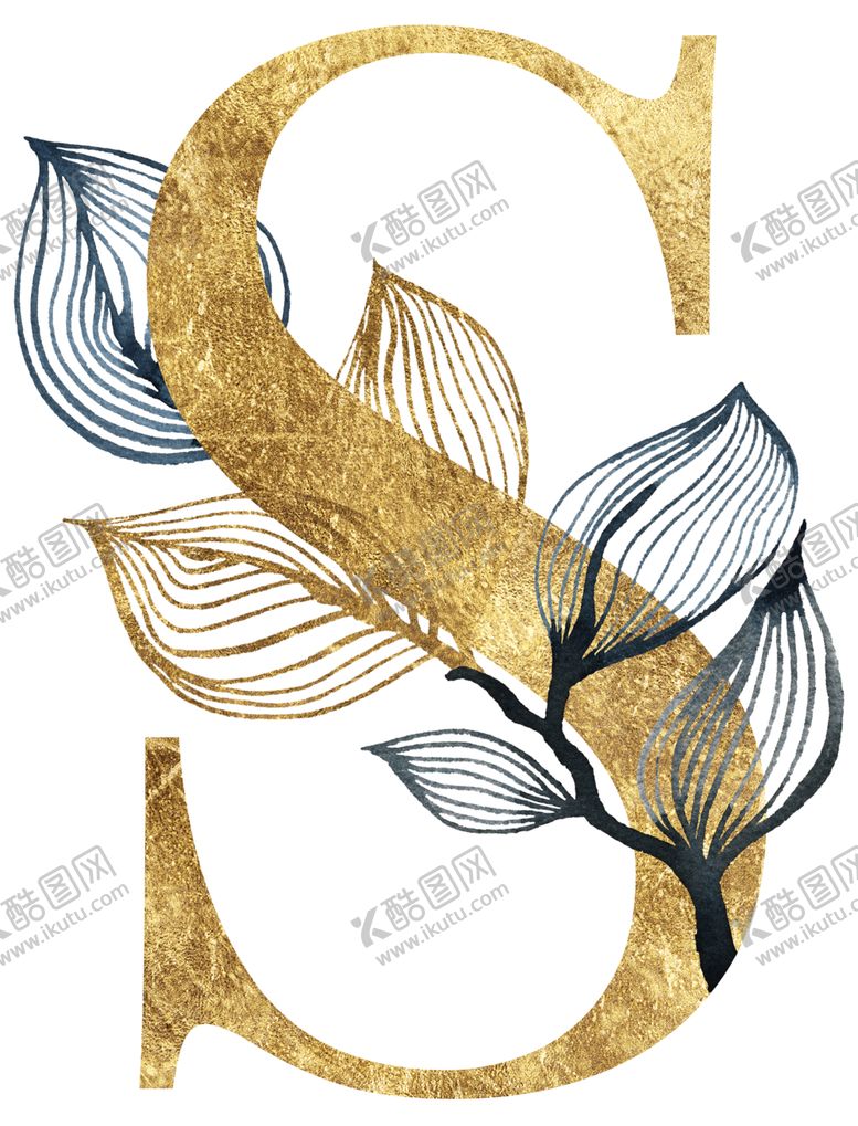 编号：75694707082323117953【酷图网】源文件下载-金色花纹字