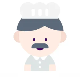 卡通厨师人物宣传人物画像