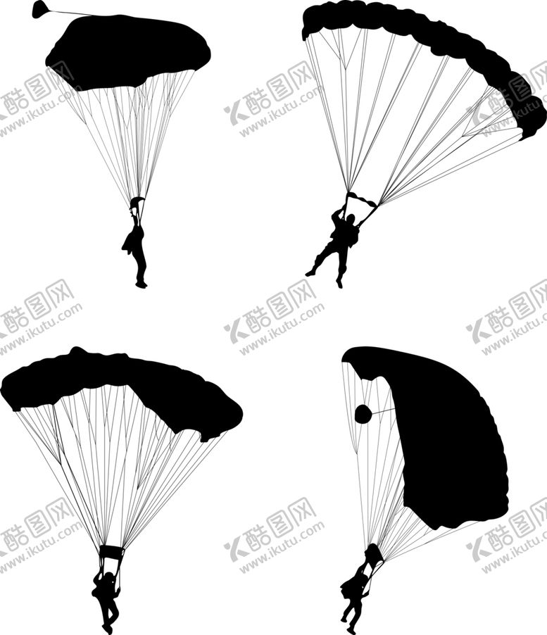 编号：72312407071430307167【酷图网】源文件下载-降落伞